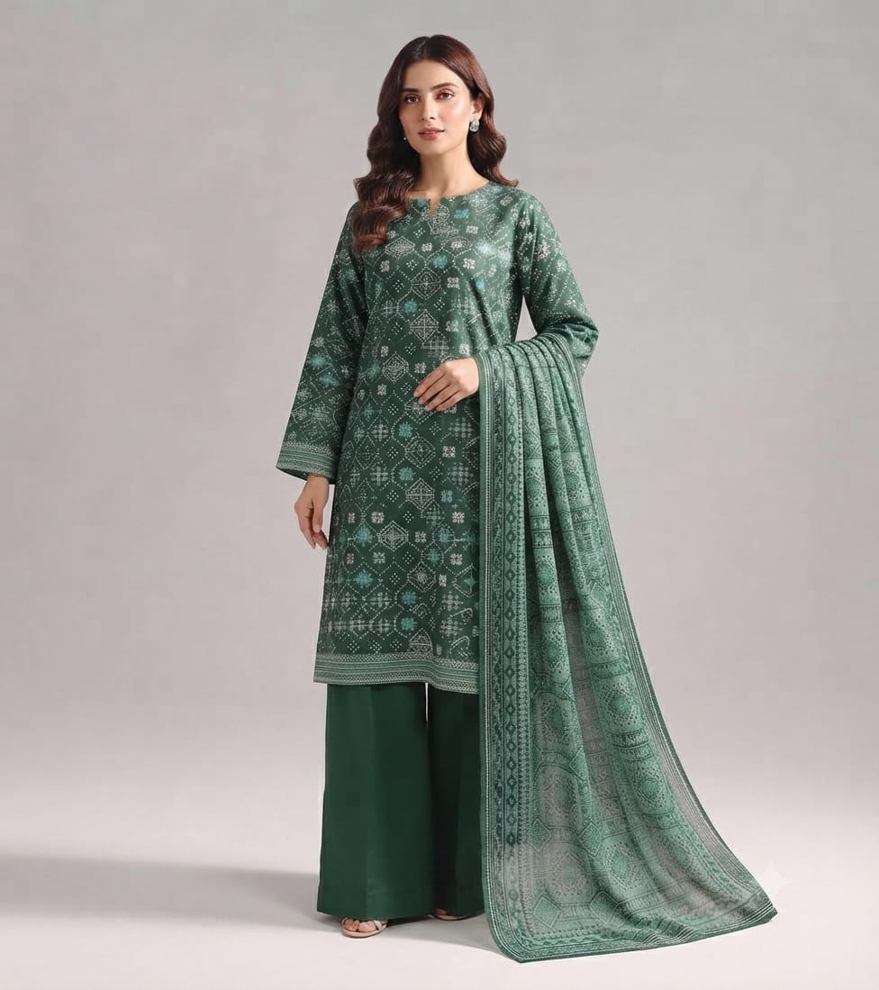 Sapphire Unstitched 3 Piece Lawn Suit