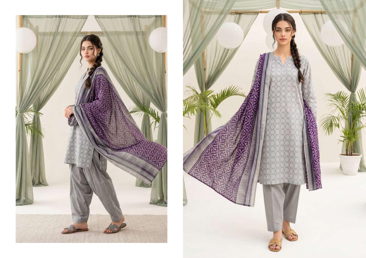 Salina Regalia Unstitched 3 Piece Lawn Suit