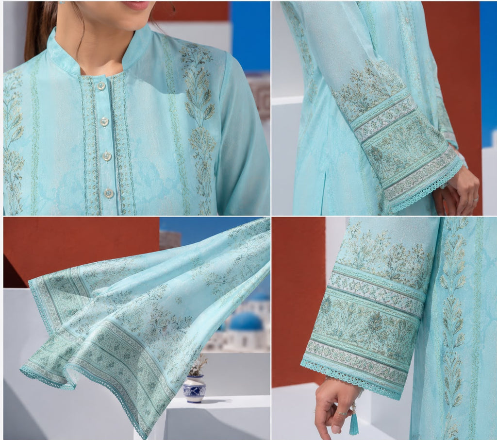 Lums By Fizza 3 Piece Unstitched Digital Print Lawn Suit