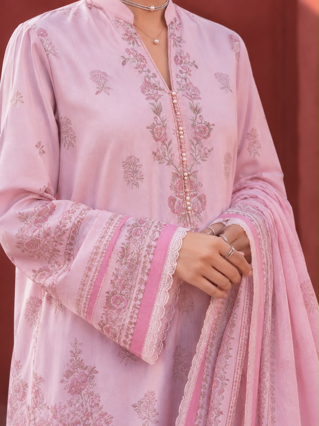 Lums By Fizza 3 Piece Unstitched Digital Print Lawn Suit