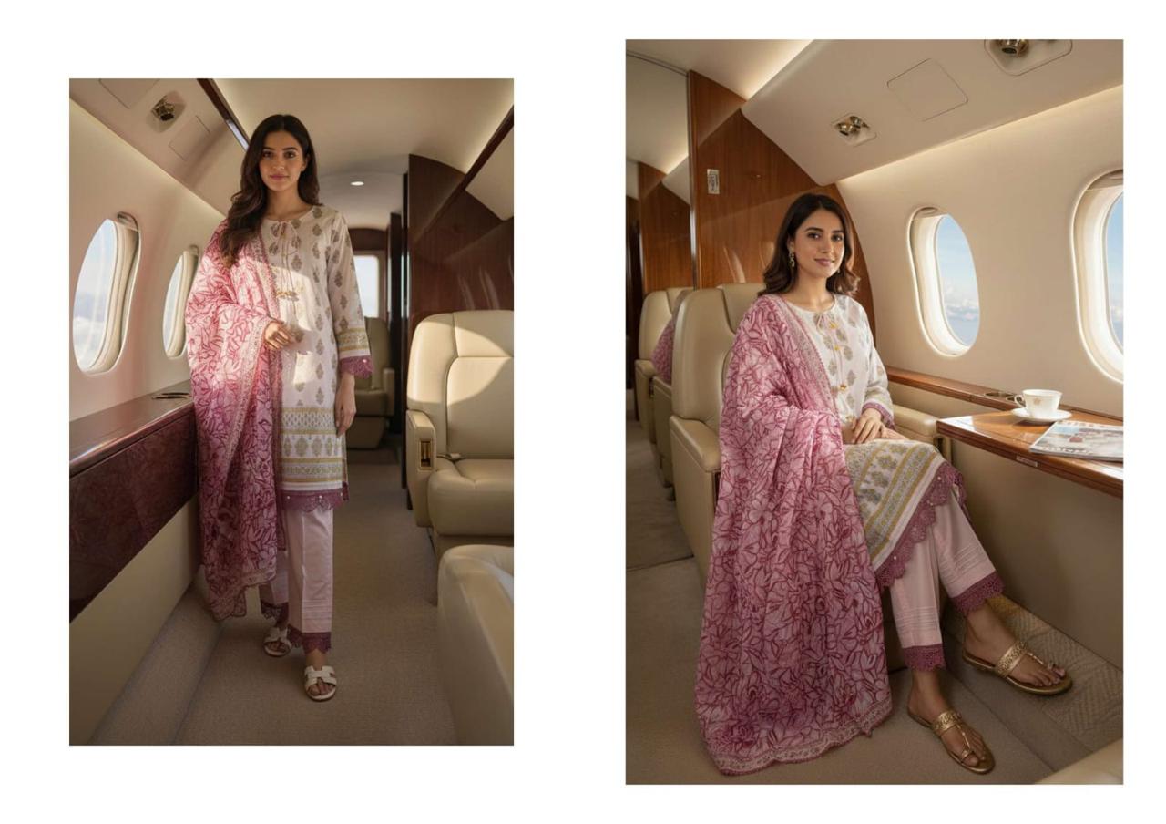 Salina Regalia Unstitched 3 Piece Lawn Suit
