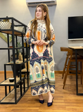 Stitched 2 Piece Summer Silk Suit