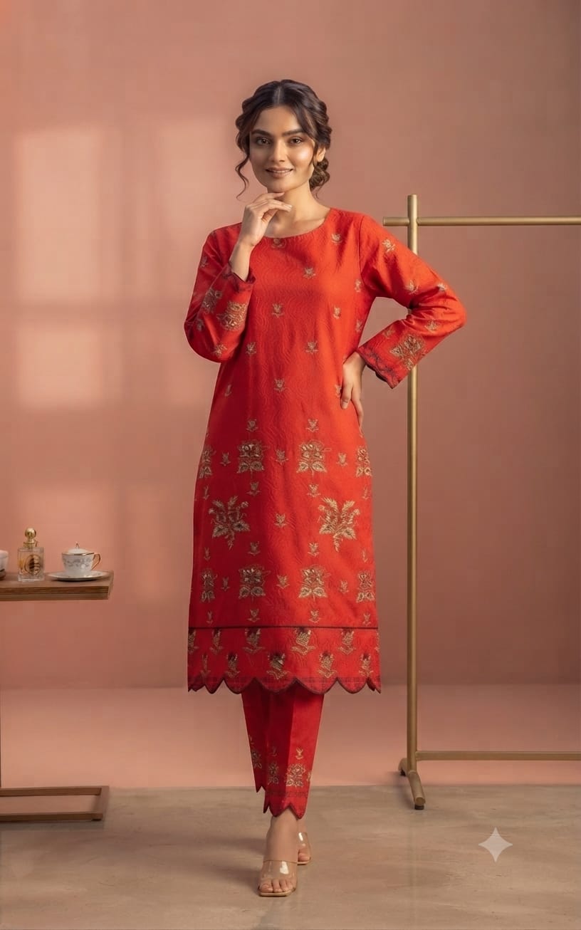 Unstitched 2 Piece Lawn Suit