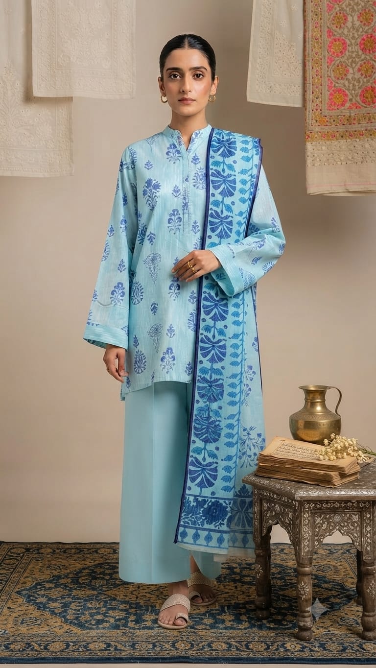 Beechtree 3-Piece Unstitched Suit