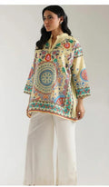 Stitched 2 Piece Summer Silk Suit