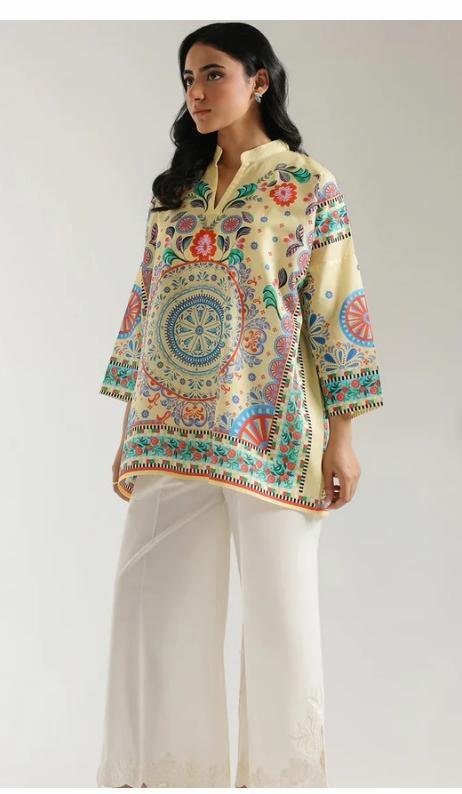 Stitched 2 Piece Summer Silk Suit