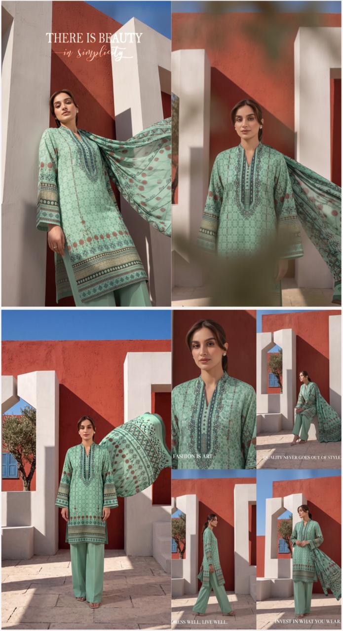 Lums By Fizza 3 Piece Unstitched Digital Print Lawn Suit
