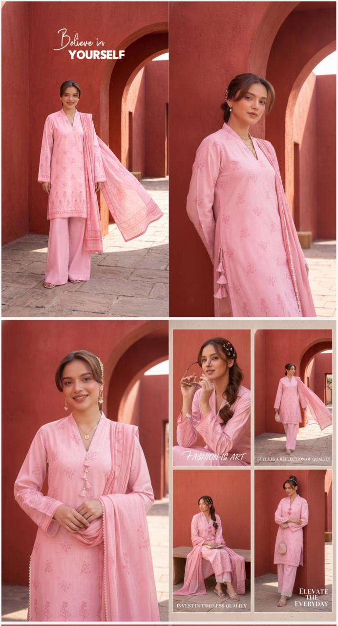 Lums By Fizza 3 Piece Unstitched Digital Print Lawn Suit