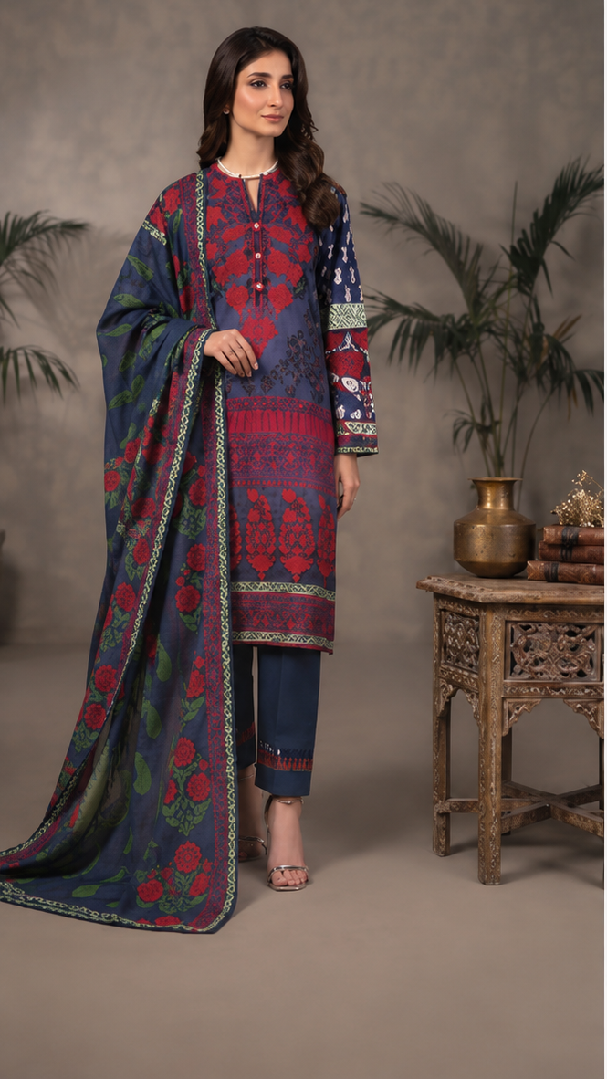 GulAhmed 3-Piece Unstitched Suit