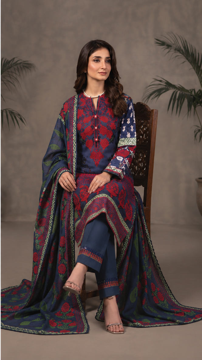 GulAhmed 3-Piece Unstitched Suit
