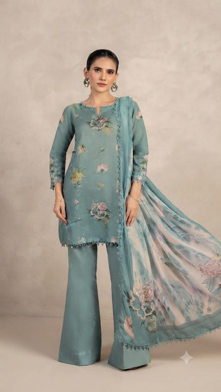 Maria.B Unstitched 3 Piece Lawn Suit
