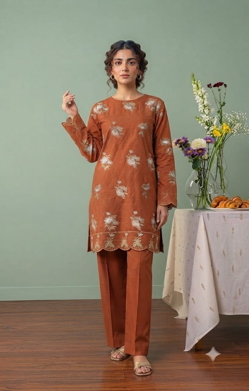 Unstitched 2 Piece Lawn Suit